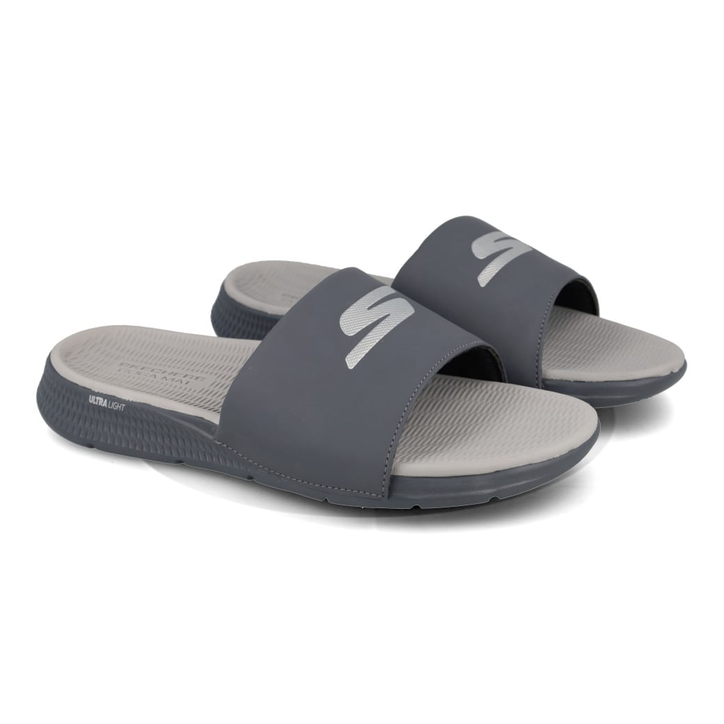 Skechers Chinelo GO CONSISTENT 229030BR-GRY Cinza Escuro Sint_6_999999992516303_